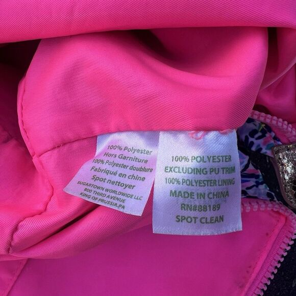 Lilly Pulitzer Packable Escape Weekender Tote Bag Palms Travel Bag - Picture 9 of 10